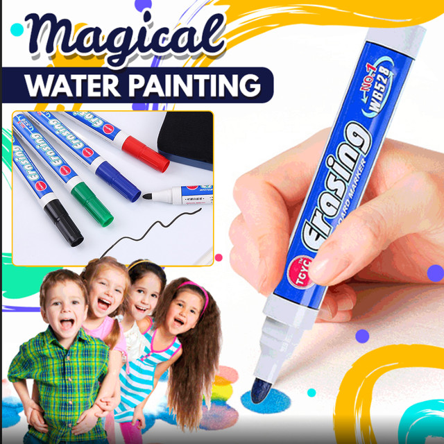 Water Painting Pen Whiteboard Pen Doodle Water Floating Pen Ink